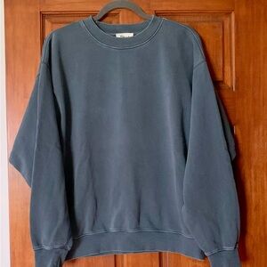 ELWOOD Core Crewneck Sweatshirt S SMALL Organic Cotton UNISEX Vintage Grey